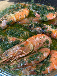 Una foto de Langostinos a la cerveza en Airfryer Cosori