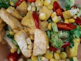 Tumis Brokoli, Jagung, Tahu