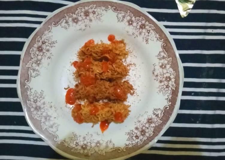 Bagaimana Menyiapkan Indomie flakes sausage (Resep camilan mudah murah), Menggugah Selera
