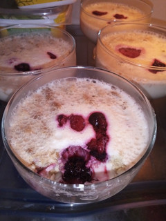 Una foto de Postre con leche evaporada