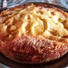 Una foto de Tarta Invertida de Manzanas (sin gluten)