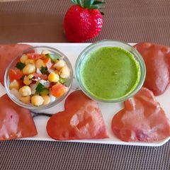 A picture of Strawberry Puris.