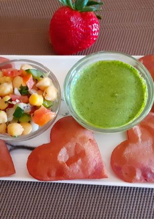 A picture of Strawberry Puris.