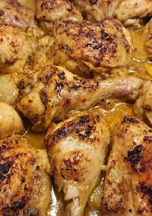 صورة لوصفة صينية دجاج 🍗 بالكاري والكراوية 😋😋