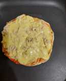 Pizza de pollo y queso