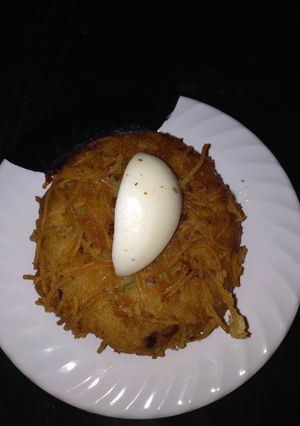 A picture of Bird Nest potato Cutlet.