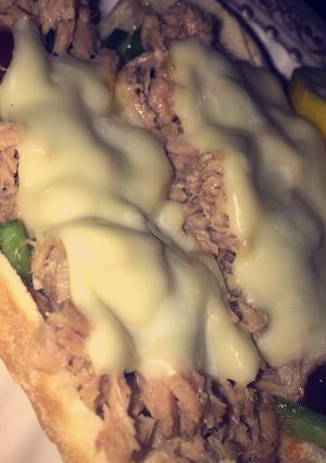 صورة لوصفة قوارب التونة 😋