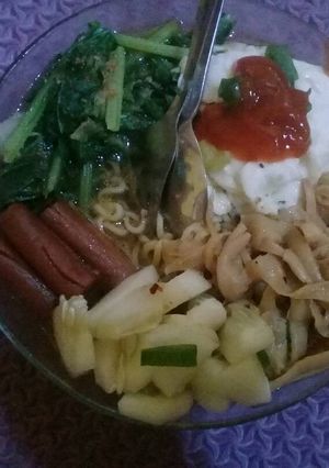 Foto resep Mie jamur rumahan