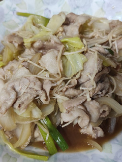 五花肉片炒雜菜(簡單料理) 的食譜成品照片