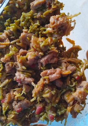 Foto resep Oseng bunga pepaya no pahit