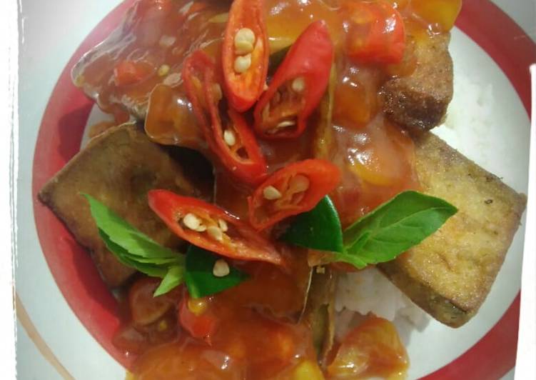 Terong Saos Pedas Asam Manis