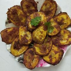 A picture of Raw banana fry.