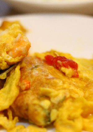 รูปของ ไข่เจียวกุ้ง Prawn Omlet