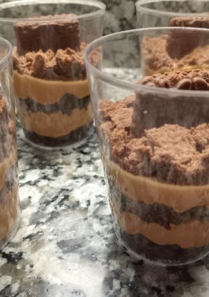 Una foto de Chocotorta en vasitos