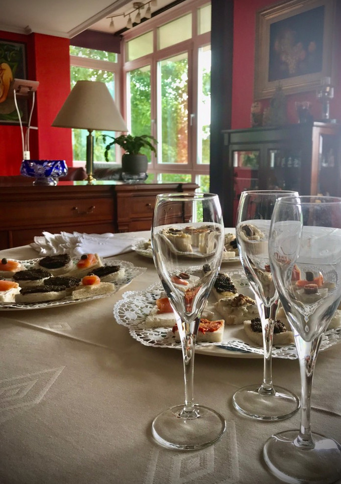 Una foto de Canapés
