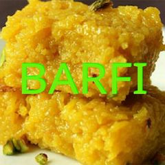 A picture of Besan sev barfi.