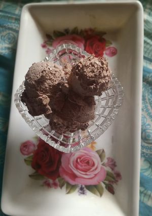 A picture of Chocolate ice cream.