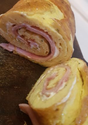 Foto di Rotolo di frittata con prosciutto cotto