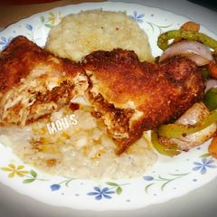 A picture of Chicken a la kiev.
