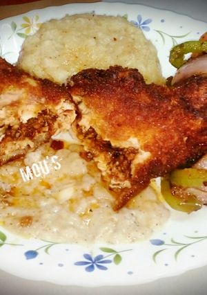 A picture of Chicken a la kiev.