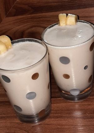 A picture of Banana milkshake.