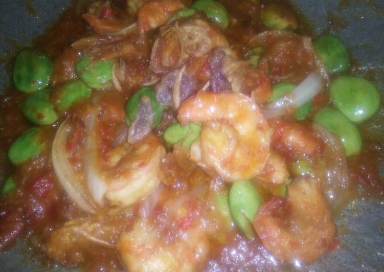 Resep Sambal udang pete yang Enak