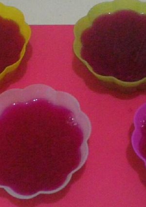 Foto resep Dragon Fruit Pudding (MPASI)