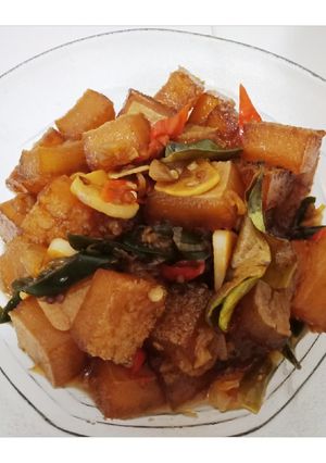 Foto resep Oseng kikil cabe hijau