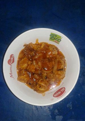 Foto resep Cumi asem manis lada hitam