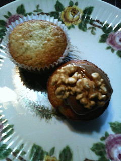 Una foto de Muffins Pasión de banana aptos para celíacos