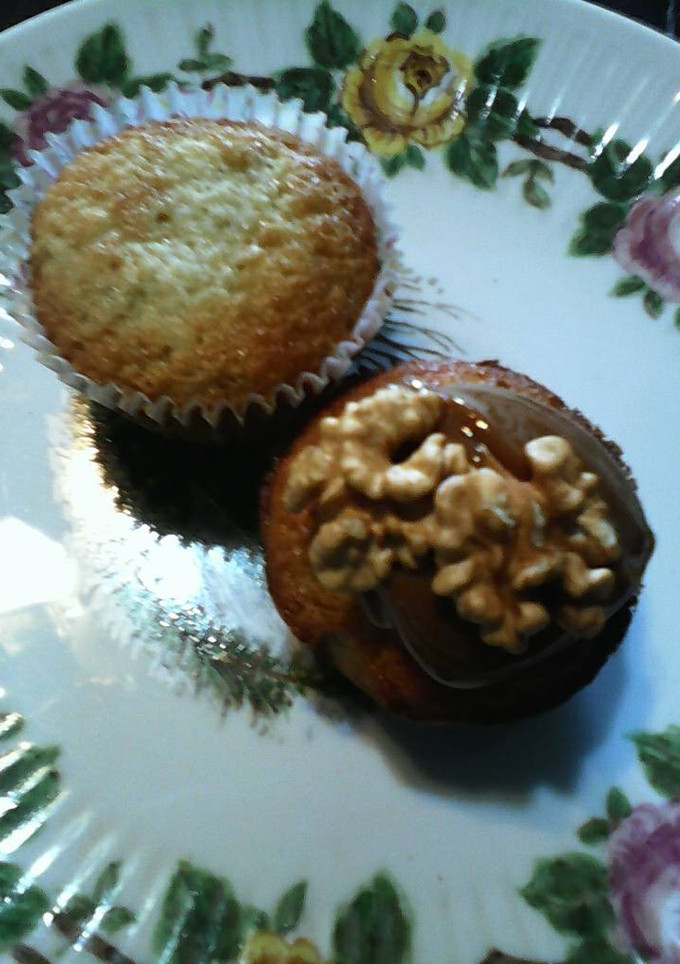 Una foto de Muffins Pasión de banana aptos para celíacos