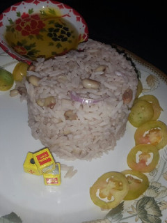 A picture of Rice & Beans.