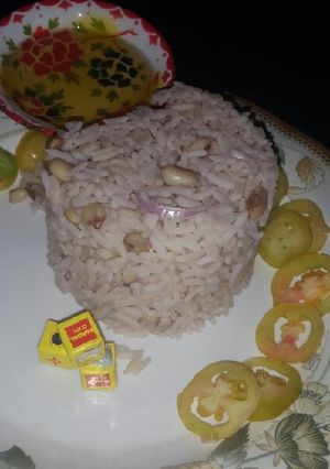 A picture of Rice & Beans.