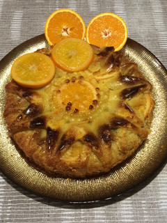Una foto de Tarta de naranja con canela🍊