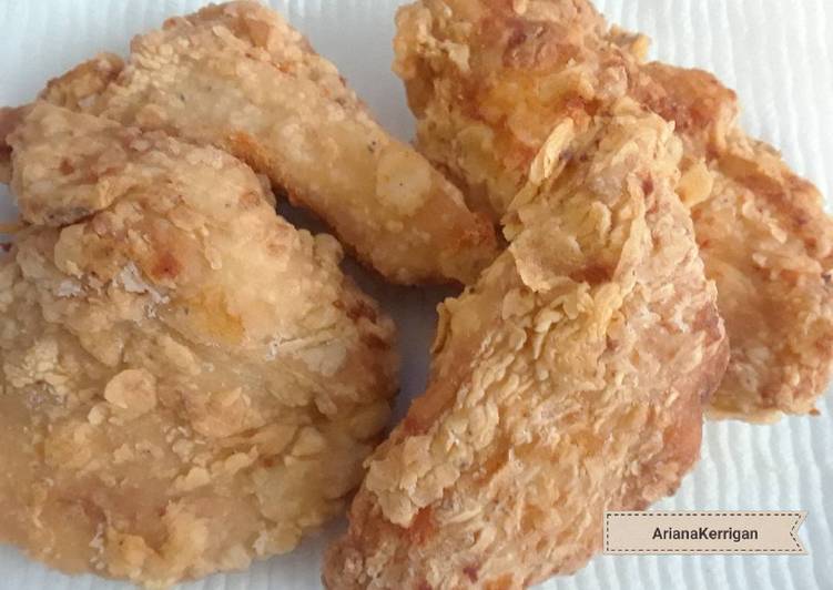 Langkah Mudah untuk Menyiapkan Ayam goreng tepung resep irit Anti Gagal