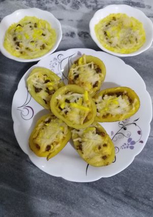 عکسی از دستور پیتزا با سیب زمینی 😋