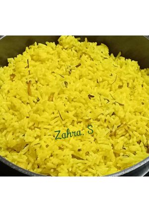 A picture of Fresh green garlic Rice.