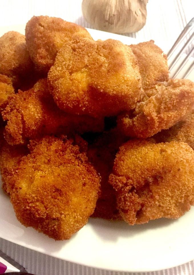 Una foto de Lagrimas de pollo crujientes