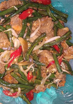 Foto resep Tumis Oncom Kacang Panjang