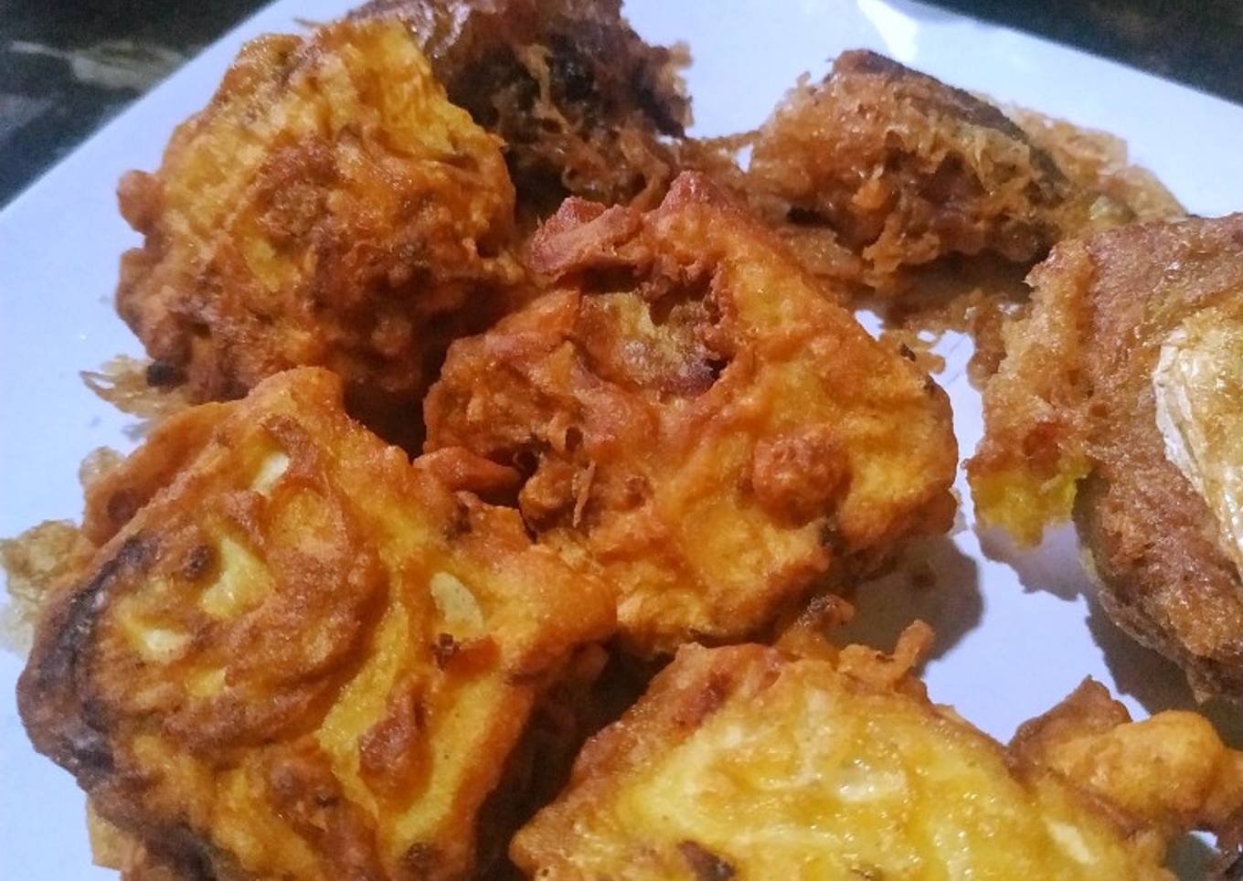 Tempe mercon goreng tepung