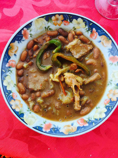 A picture of Feijoada with lamb.