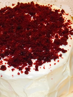 Una foto de Tarta red velvet
