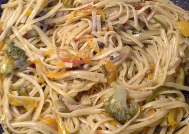 Trenette spezzate con verdure alla giapponese di luki