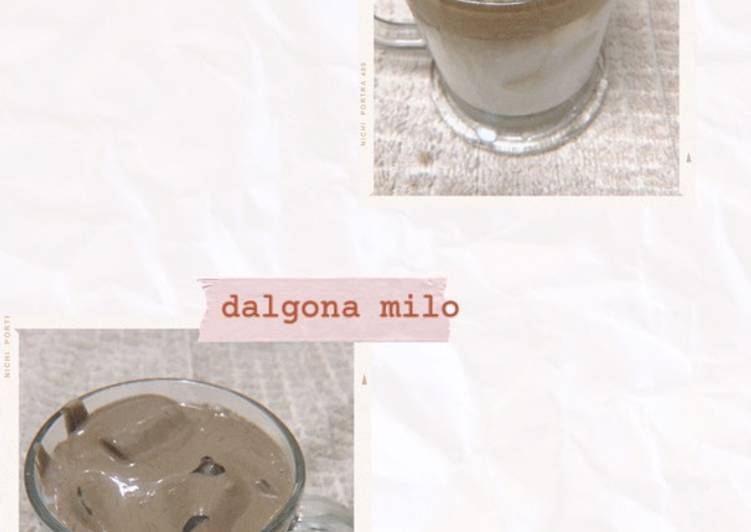 Dalgona milo & cofee