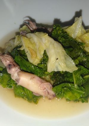 Foto resep Tumis Kale vs Sawi Seafood