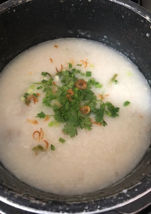 Hình của món Cháo gà.