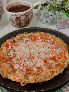 Foto resep Pizza Mie Instant