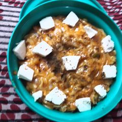 A picture of Mix sauce whole wheat Pasta.
