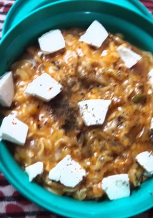A picture of Mix sauce whole wheat Pasta.