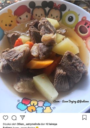 Foto resep Asem asem daging